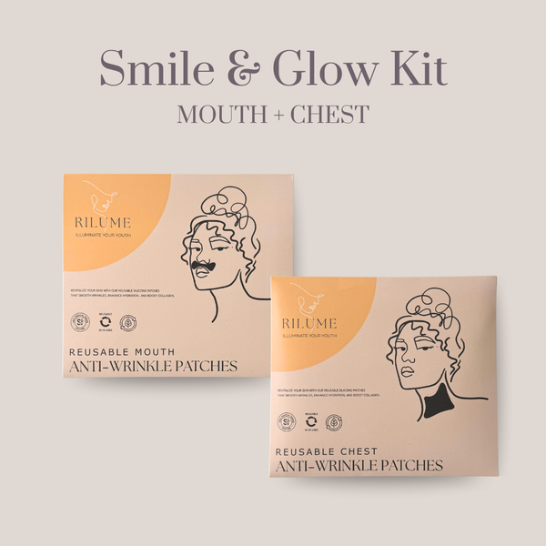"Smile & Glow Kit" - Mouth + Chest Patches